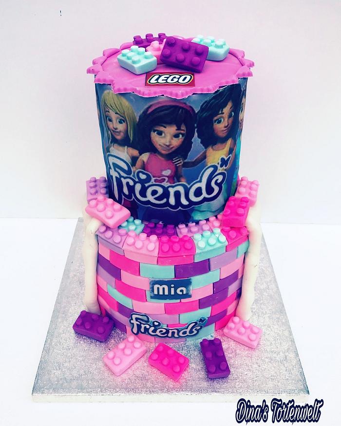 Lego Friends Cake 