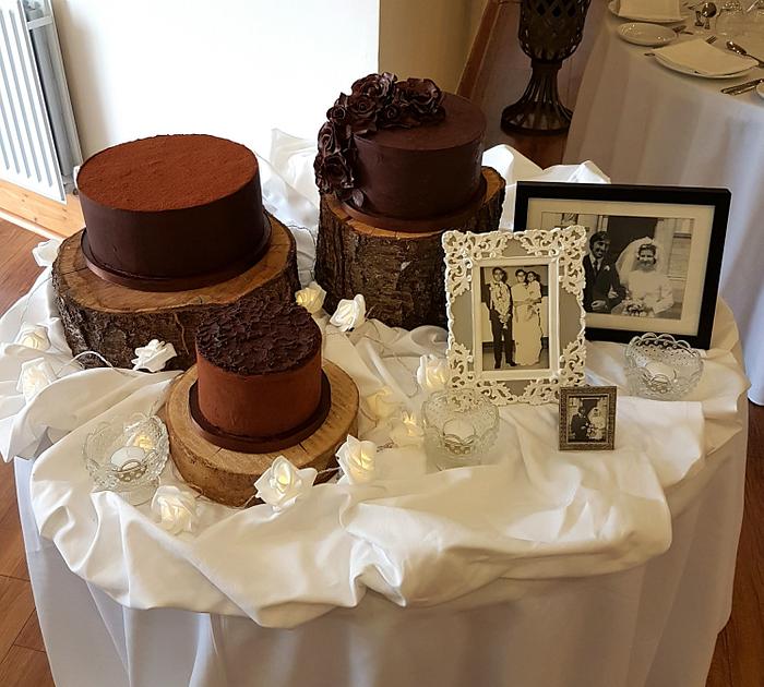 Chocolate Wedding Cake 