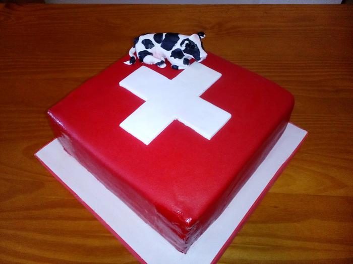  Switzerland flag CAKE