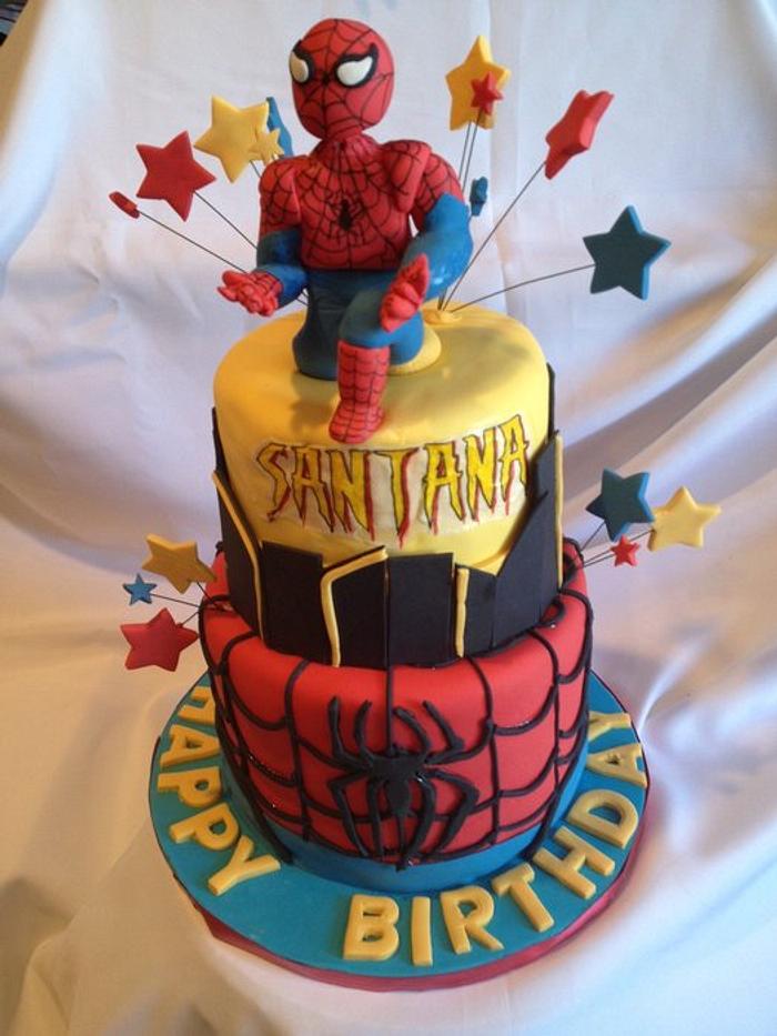 Spider-Man Birthday cake