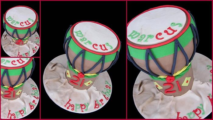 African Drum Cake