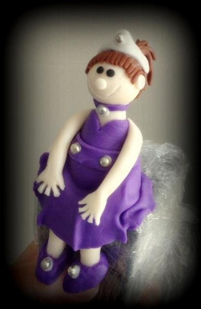 First Fondant person