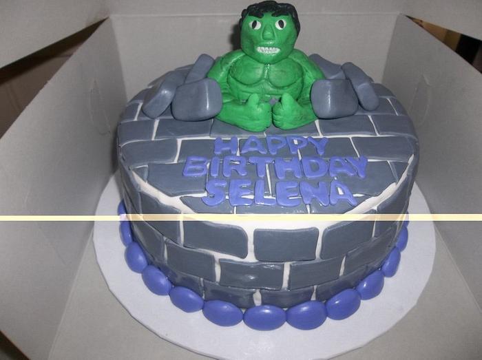 Incredible Hulk Cake