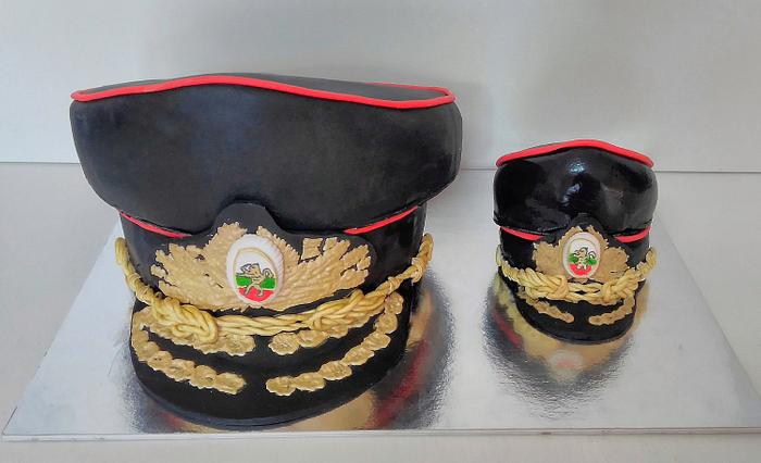 General's hat and small general's hat