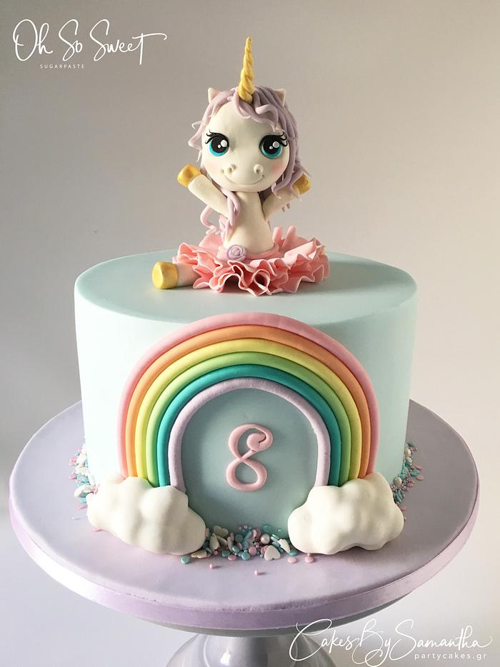 Unicorn Ballerina Cake