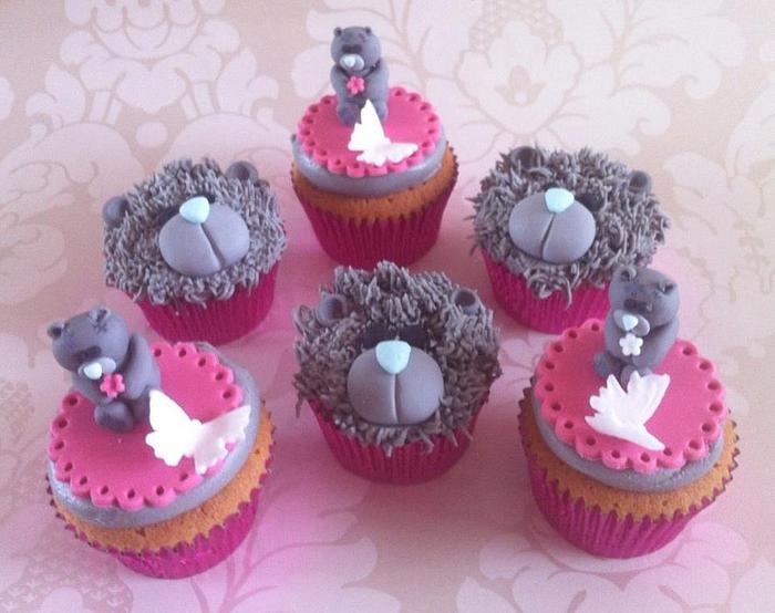 Tatty Teddy Cupcakes for a 60th! 