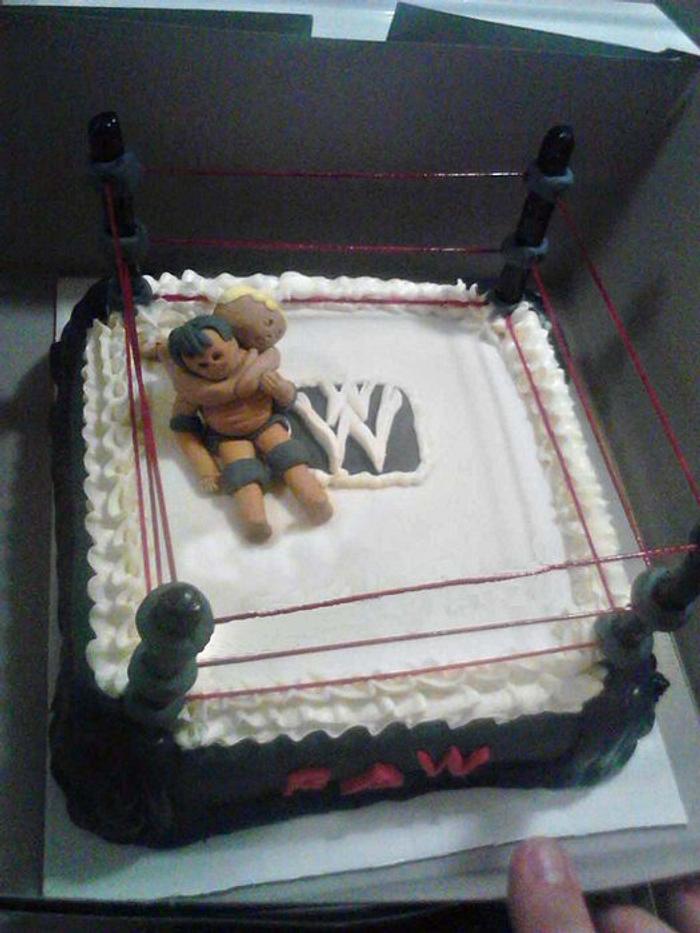 Wrestling Cake