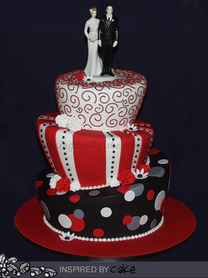 Non-Traditional Wedding Cake