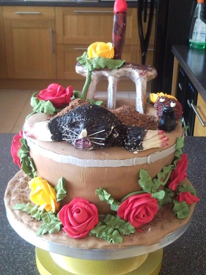 myfirst cake that i ever done over a year ago!