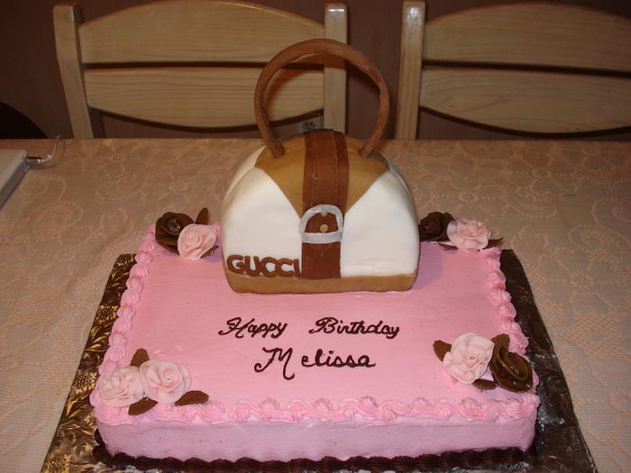 My first Purse Cake 