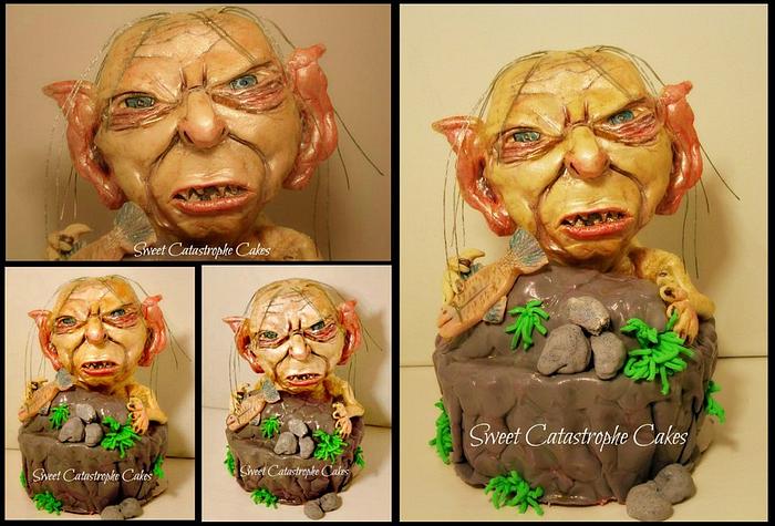 Gollum/Smeagol cake The Hobbit