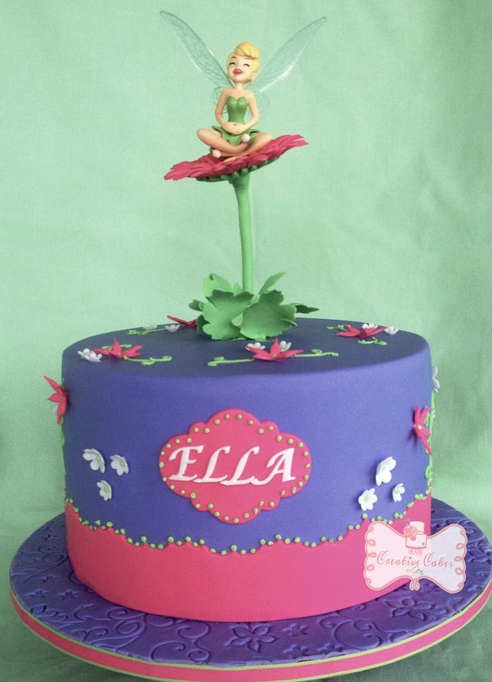 Tinkerbel themed cake