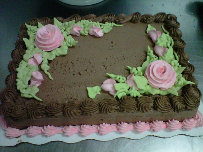 Cake with Roses