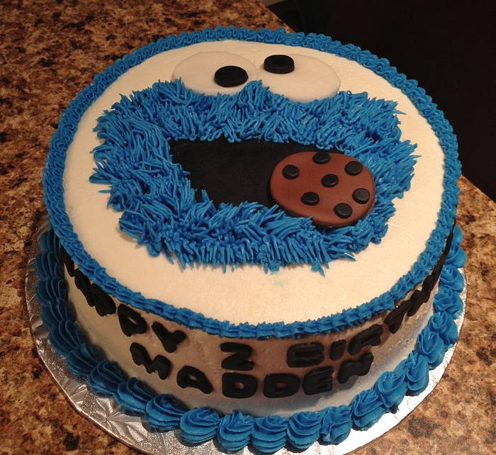 Cookie Monster! - Decorated Cake by cakesbyjodi - CakesDecor
