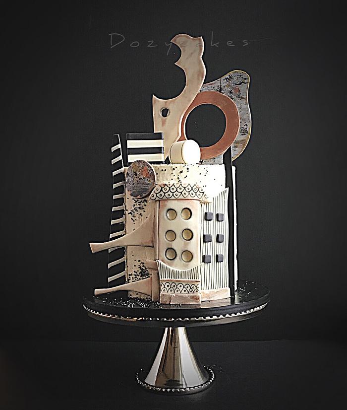 Abstract Architectural Cake