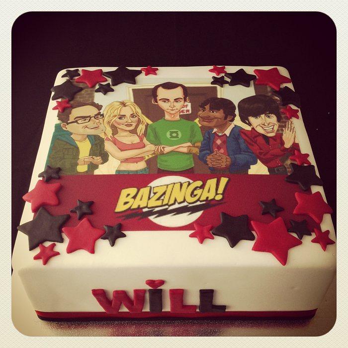 Bazinga! Big Bang Theory Cake