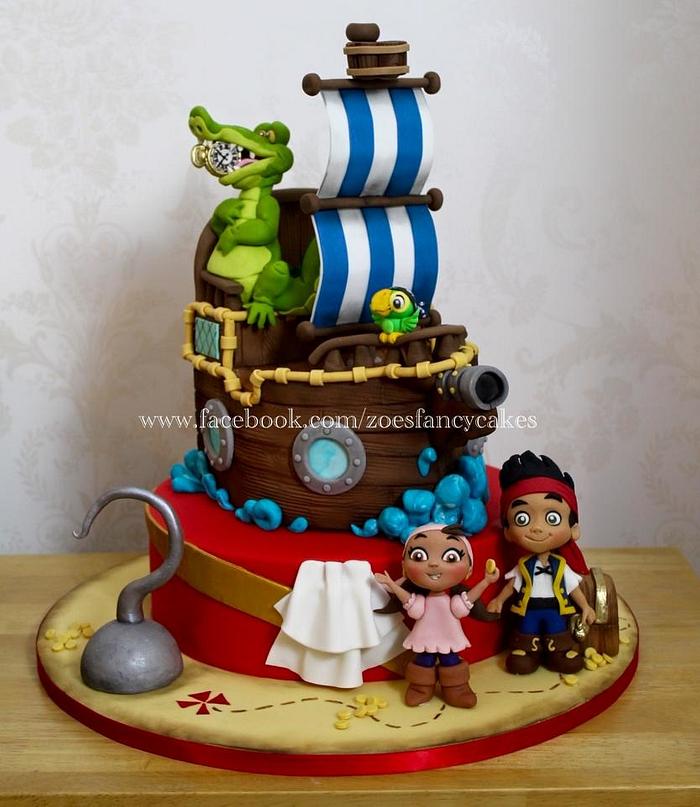 Jake and the pirates birthday cake CakesDecor