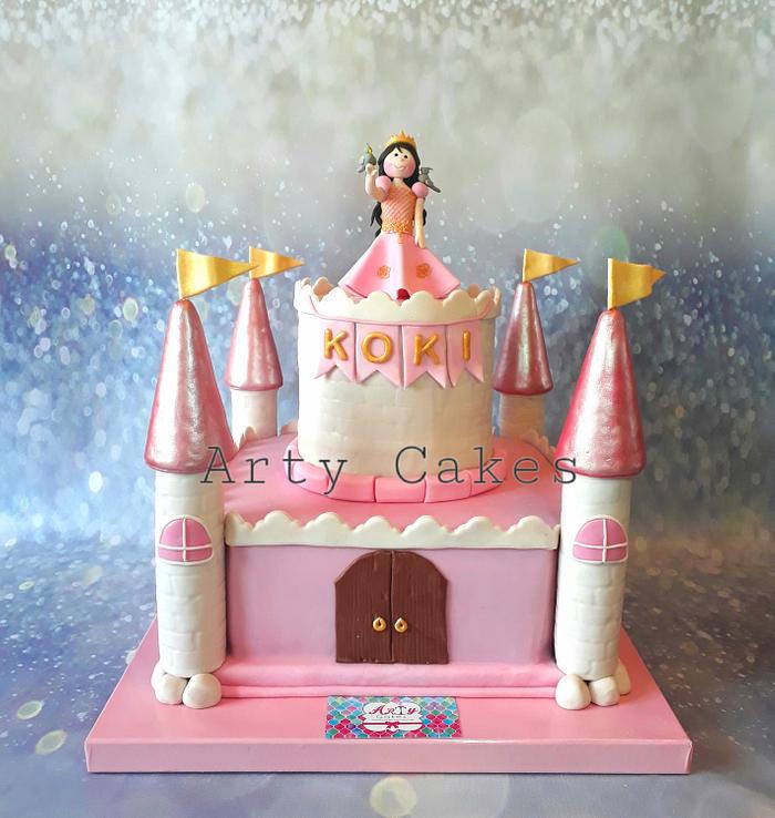 Princess castle by Arty cakes 