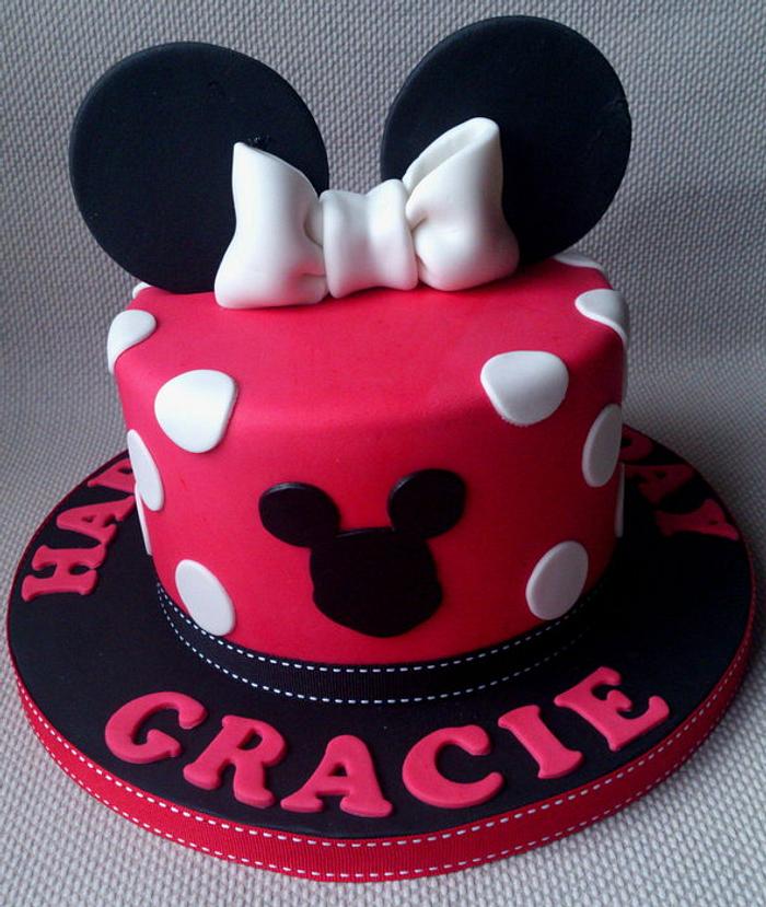 Mini Mouse Themed Cake