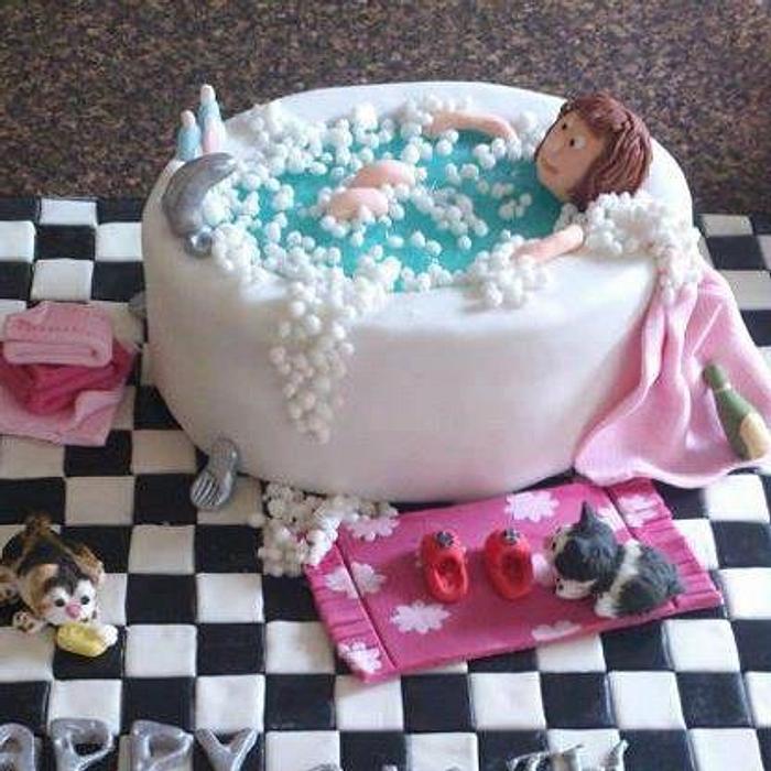 Bath cake