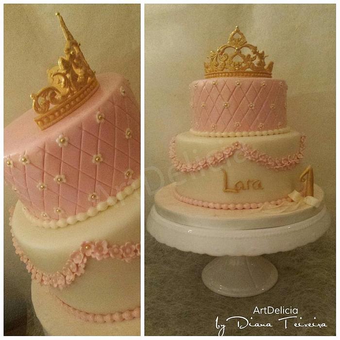 Little Princess - 1st Birthday Cake
