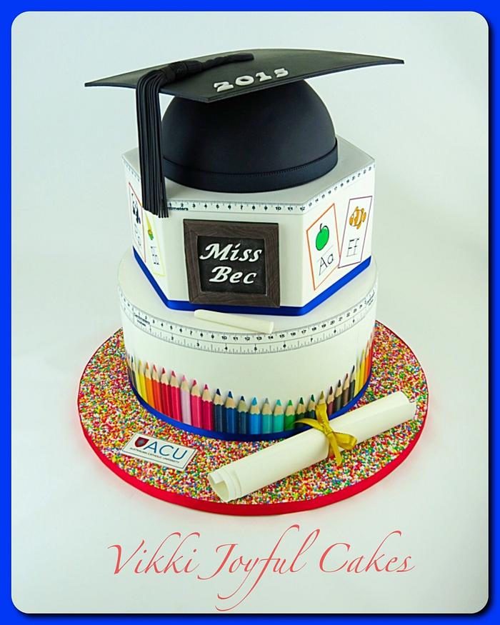 Becca's graduation cake