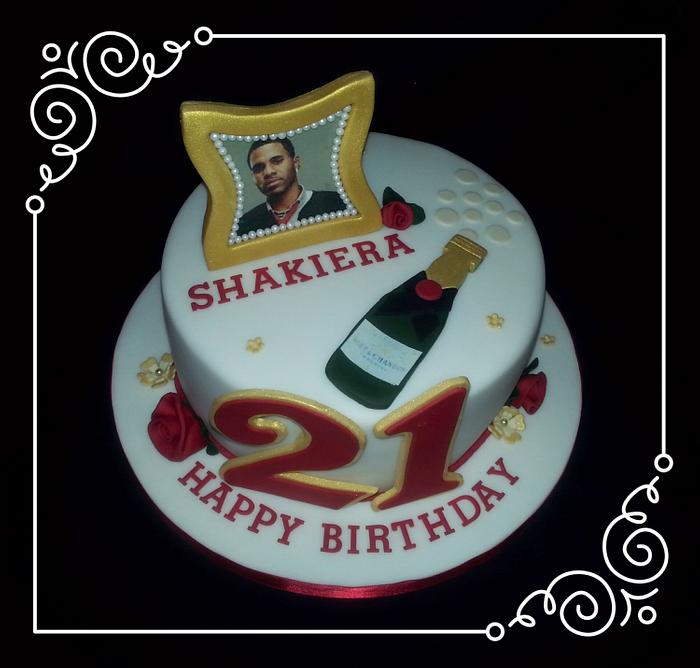 Jason Derulo 21st birthday cake - Decorated Cake by Too - CakesDecor