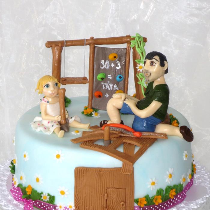 Cake for Barbara and Daddy