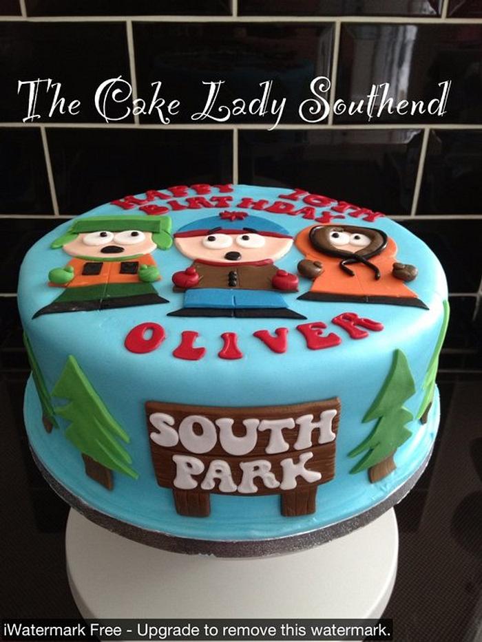 South Park cake