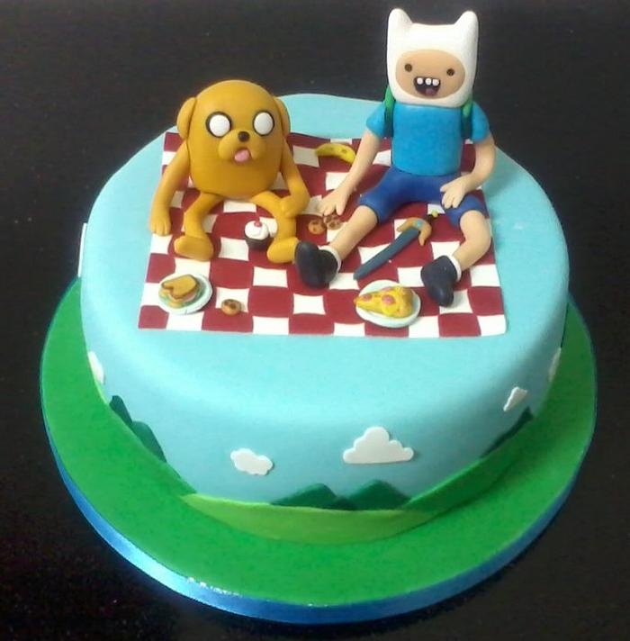 Jack and Finn from Adventure Time