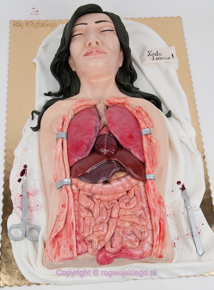Autopsy postmortem cake / tort sekcja zwłok 