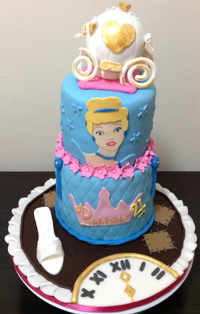 4th Birthday Cinderella Cake