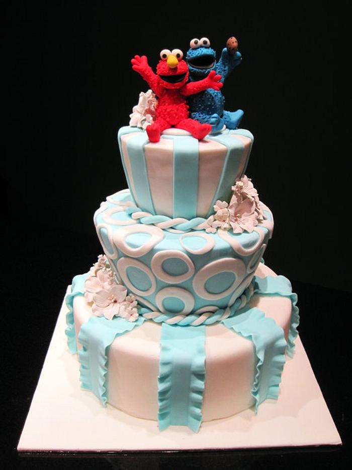 Elmo n Cookie Monster Wedding