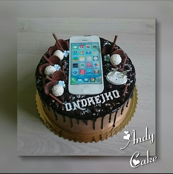 Mobile Theme Cake Designs & Images