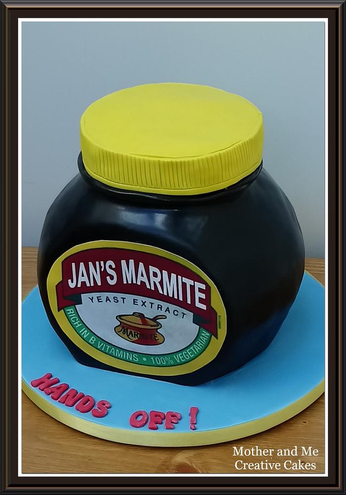 Giant Marmite Jar Cake