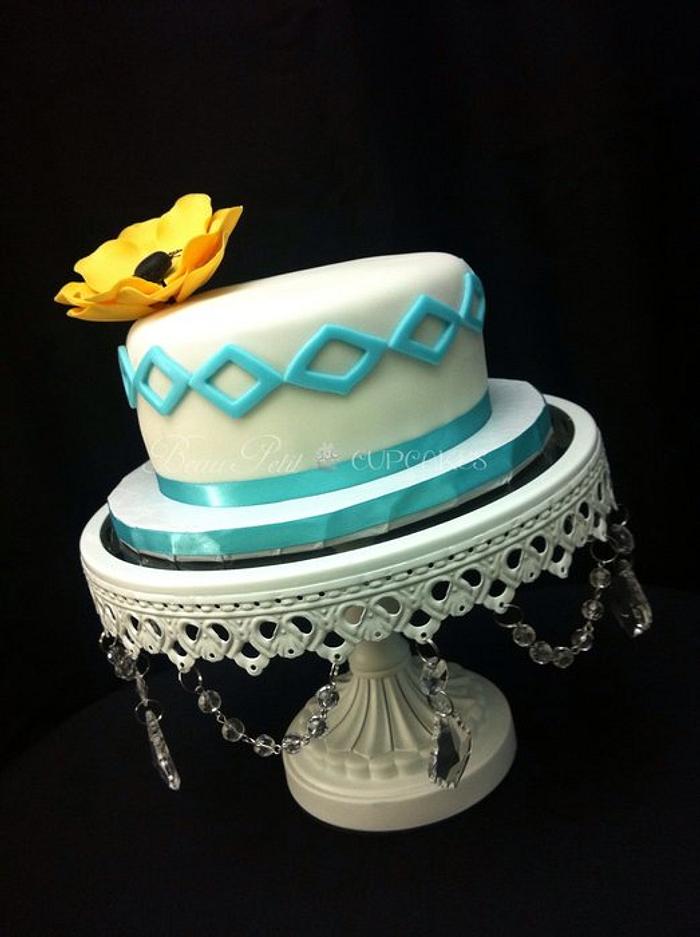 Anemone Birthday Cake