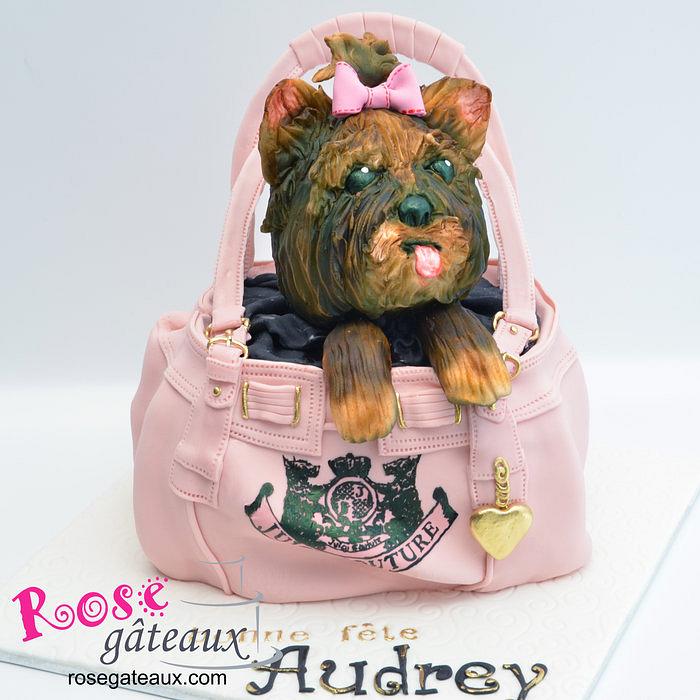 Dog in a bag Juicy Couture