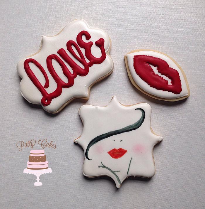The Painted Lady Valentine's Day Cookies