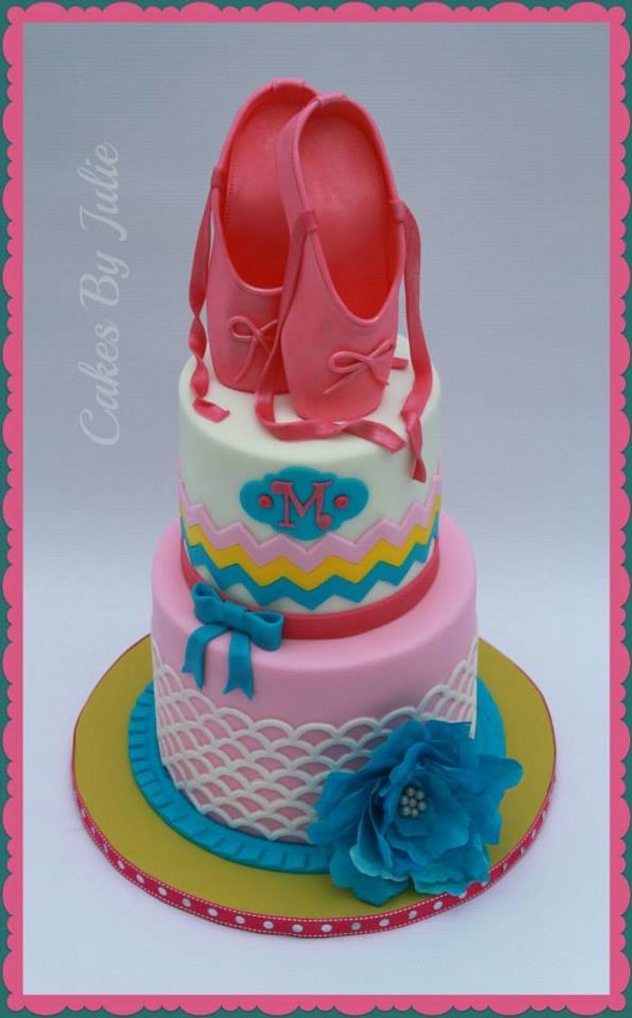 Ballerina Birthday Cake.