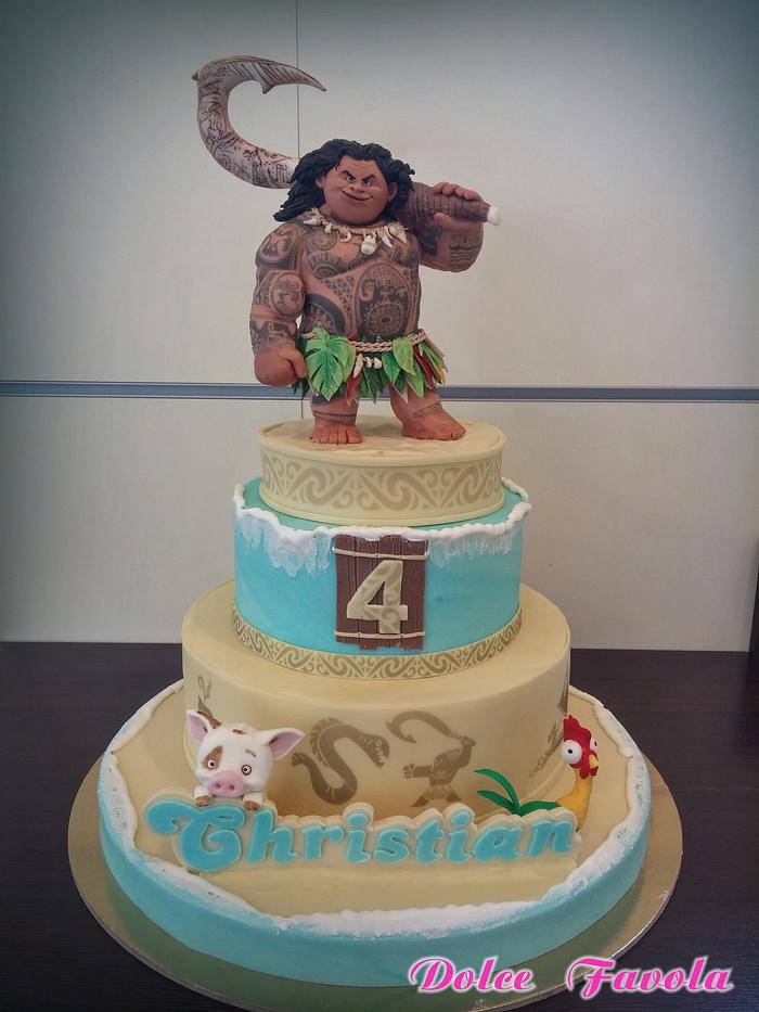 Maui by Oceania( moana ) cake.