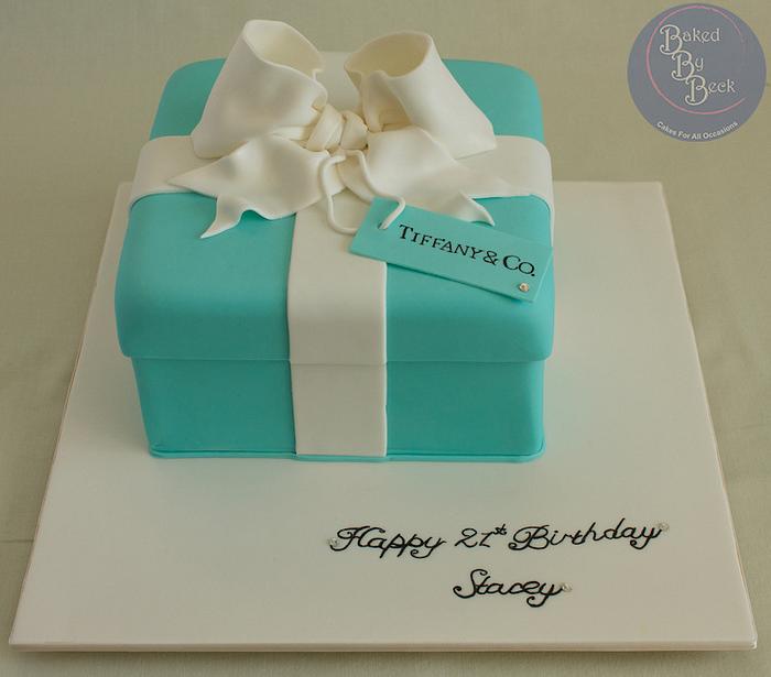 Tiffany & Co. Theme Birthday Cake
