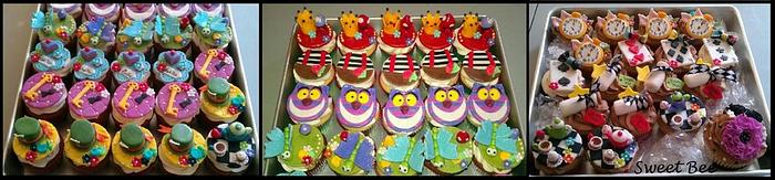 Alice In Wonderland/Mad Hatter Cupcakes