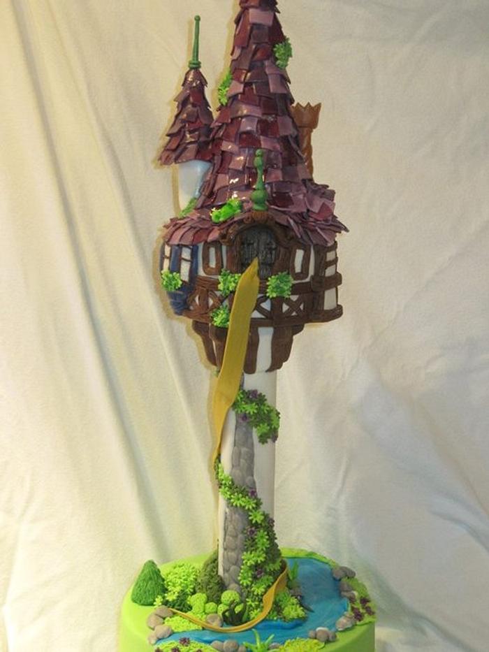 2.5 foot tall tangled tower 