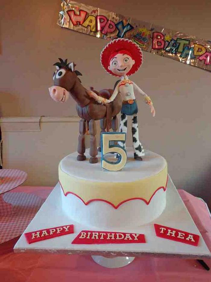 Jessie and Bullseye Birthday cake.