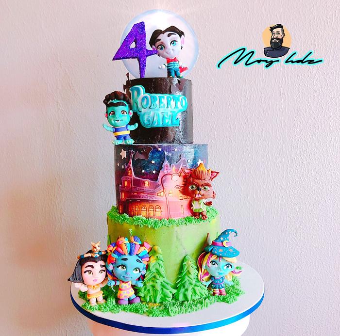 SUPER MONSTERS CAKE