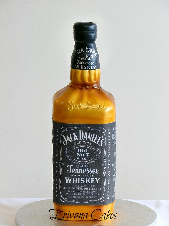 Jack Daniel's Bottle cake