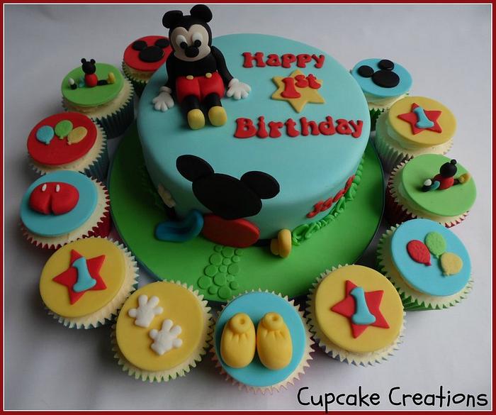 Mickey Mouse themed 1st Birthday