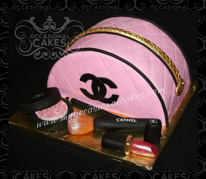 Chanel Make-up Bag Cake