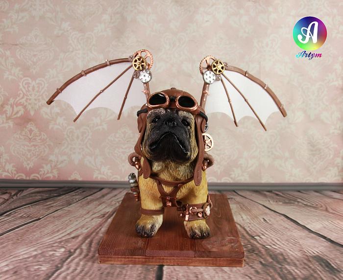 Puppy Pug Aviator