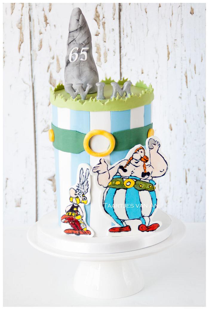 Asterix and Obelix - Decorated Cake by Taartjes van An - CakesDecor